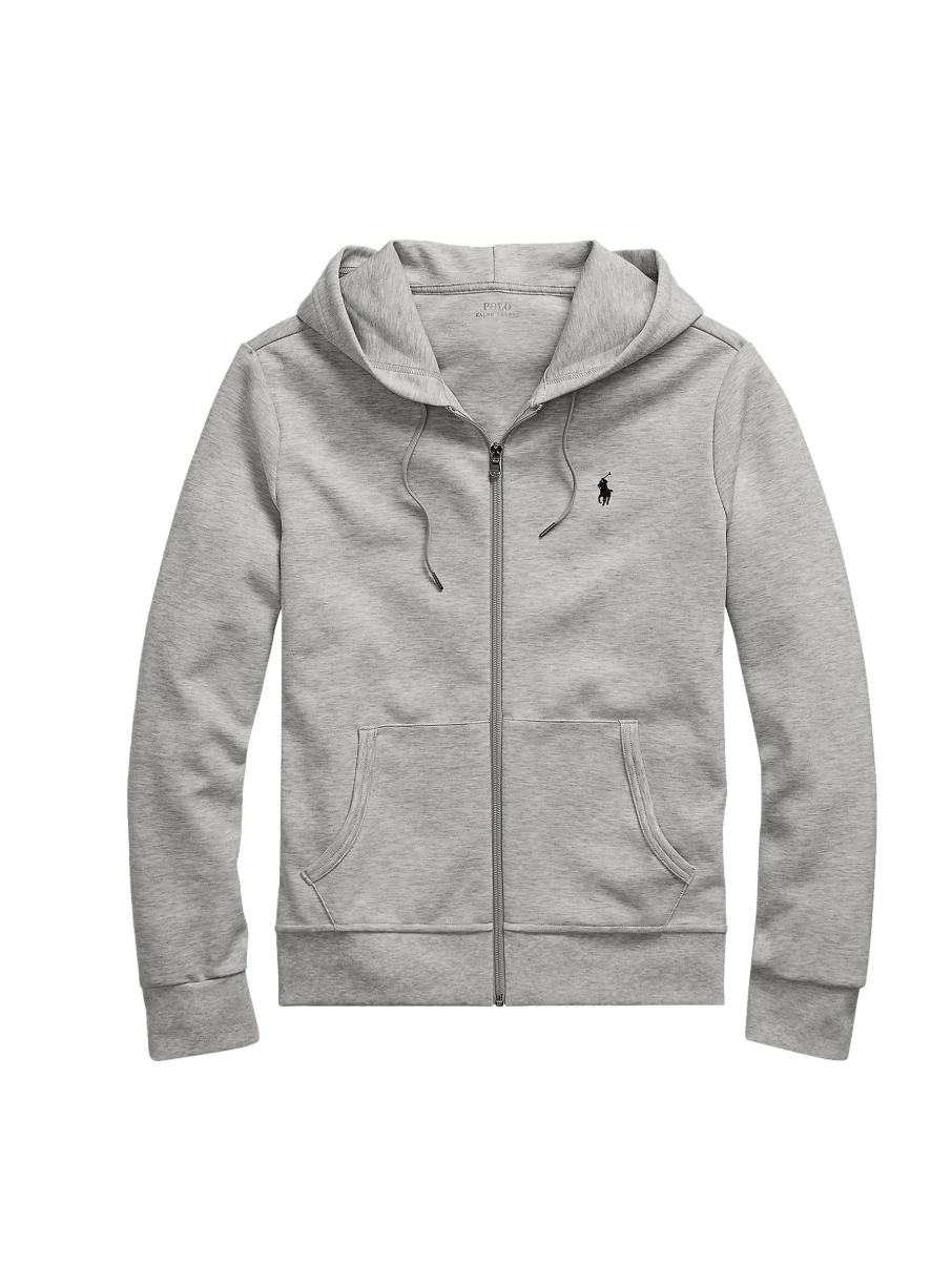 Polo Ralph Lauren Long-Sleeve Full Zip Hoodie + Trousers Set 'Light Sport Heather' Size M