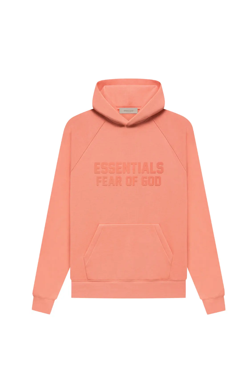 Fear of God Essentials Hoodie 'Coral' Size XS