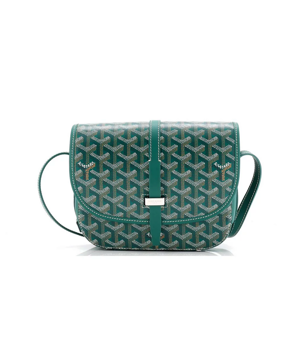Pre-Owned Goyard PM Belvedere II Messenger Bag Coated Canvas