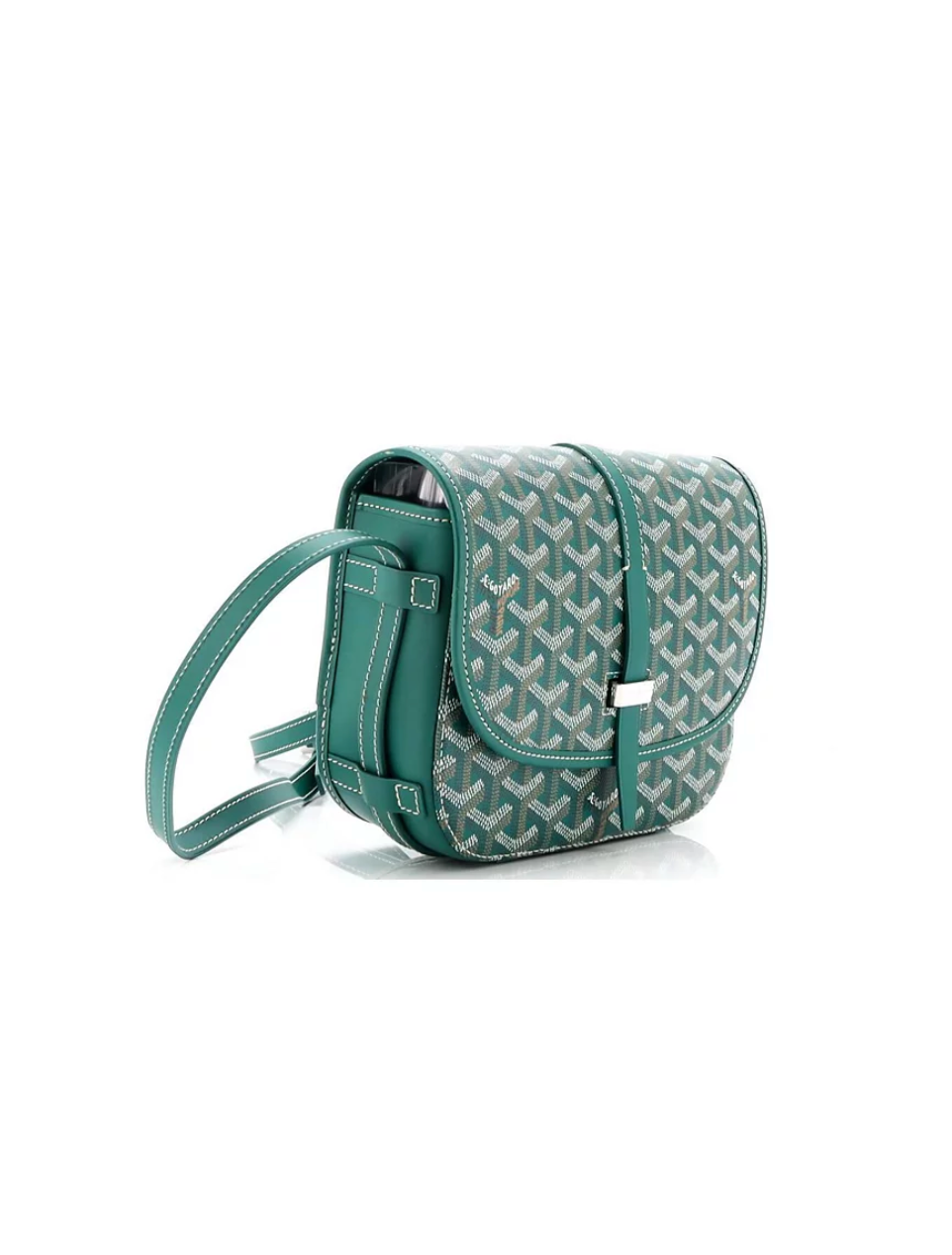 Pre-Owned Goyard PM Belvedere II Messenger Bag Coated Canvas